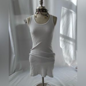 American Apparel white tank dress